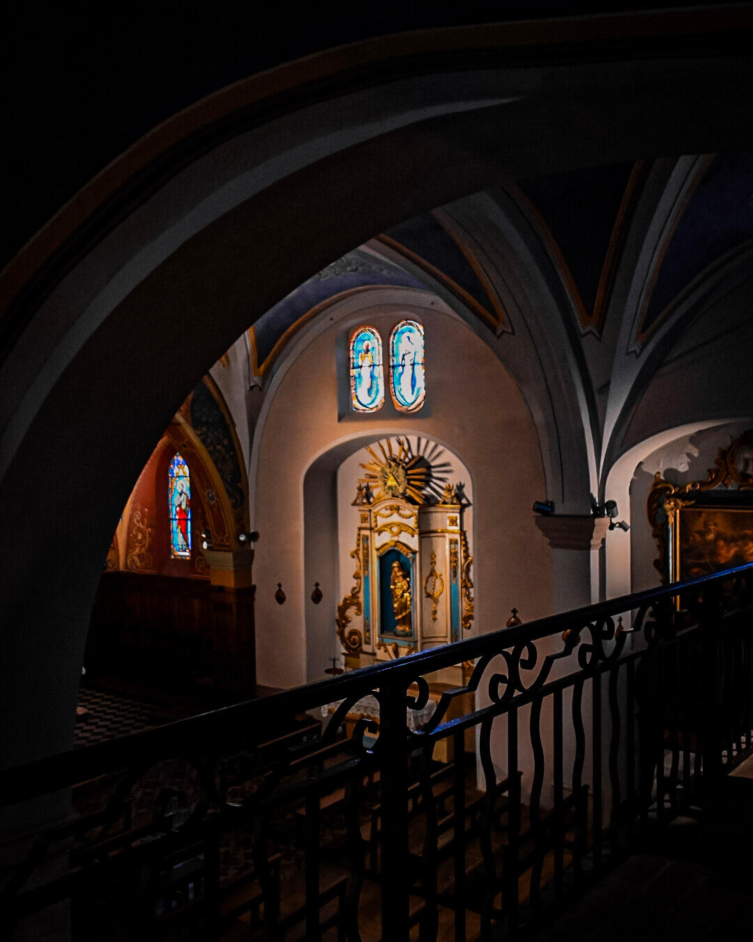 Light in a church Light in a church
